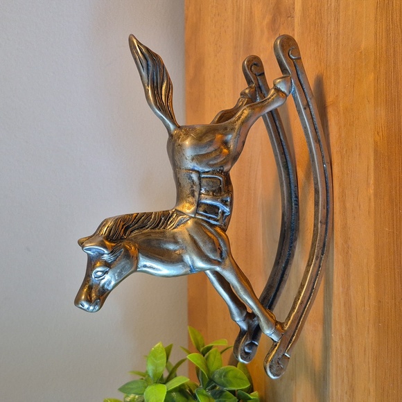 Vintage Other - VINTAGE Solid Brass Rocking Horse Figurine Home Decor